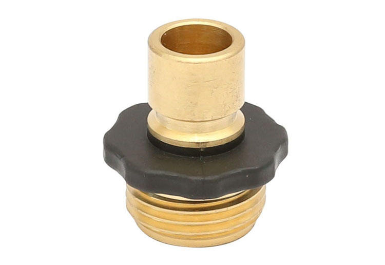 نحاس Male Garden Hose Quick Connect Fitting with Rubber